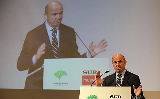 Luis de Guindos, en el Foro SUR.