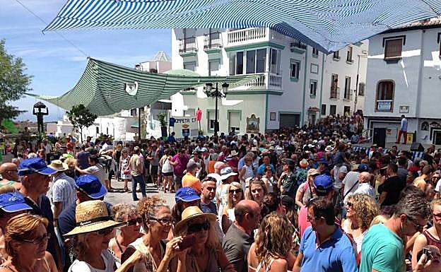 Fiesta de la Noche del Vino de Cómpeta. 