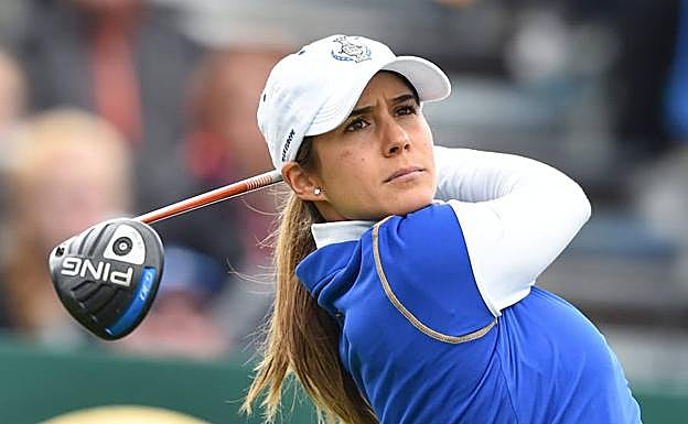 Azahara Muñoz se queda fuera de la Solheim Cup