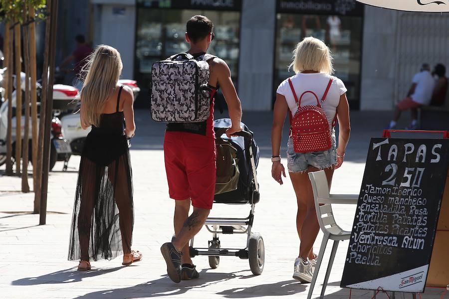 La capital vivió un martes en el que el calor fue el protagonista del día