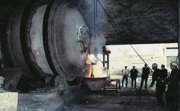 Horno de fusión de la Fundición de Los Guindos.
