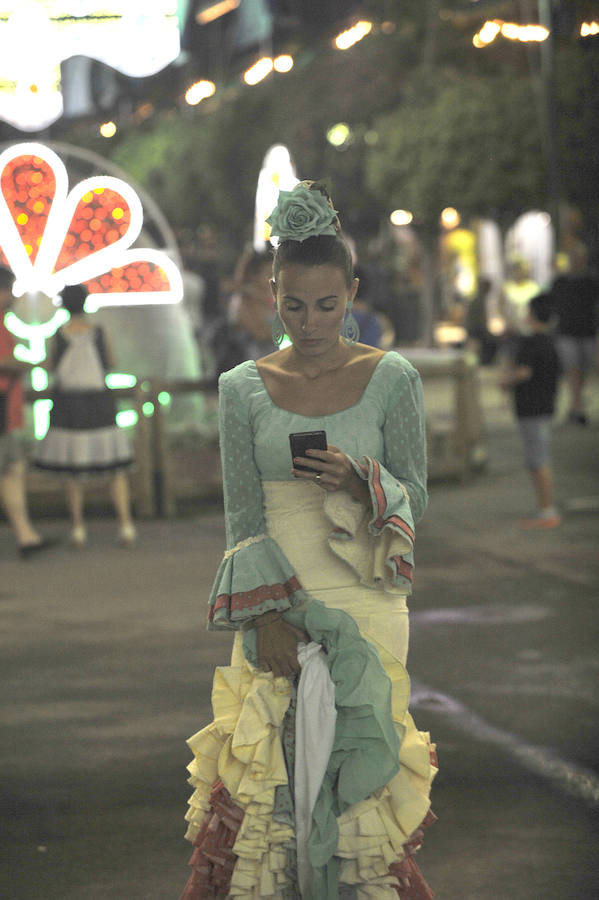 La segunda jornada de la Feria de Málaga en el real se vivió con intensidad en el Cortijo de Torres.