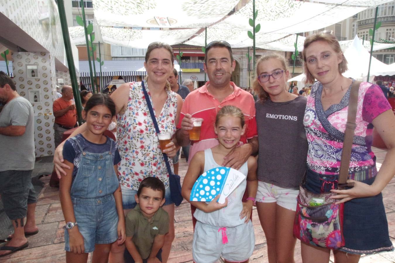 Familias Montalbo y López, que vienen desde Logroño