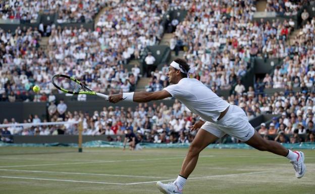 Rafa Nadal, en el torneo de Cincinnati. 