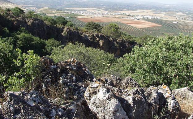 Vista de Mollina desde la sierra