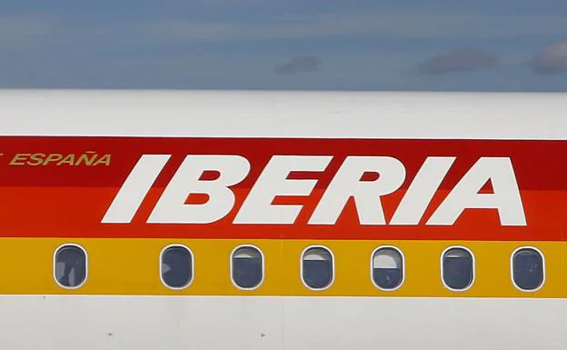 Avión de Iberia.