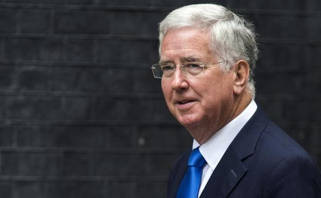 El ministro británico de Defensa, Michael Fallon.