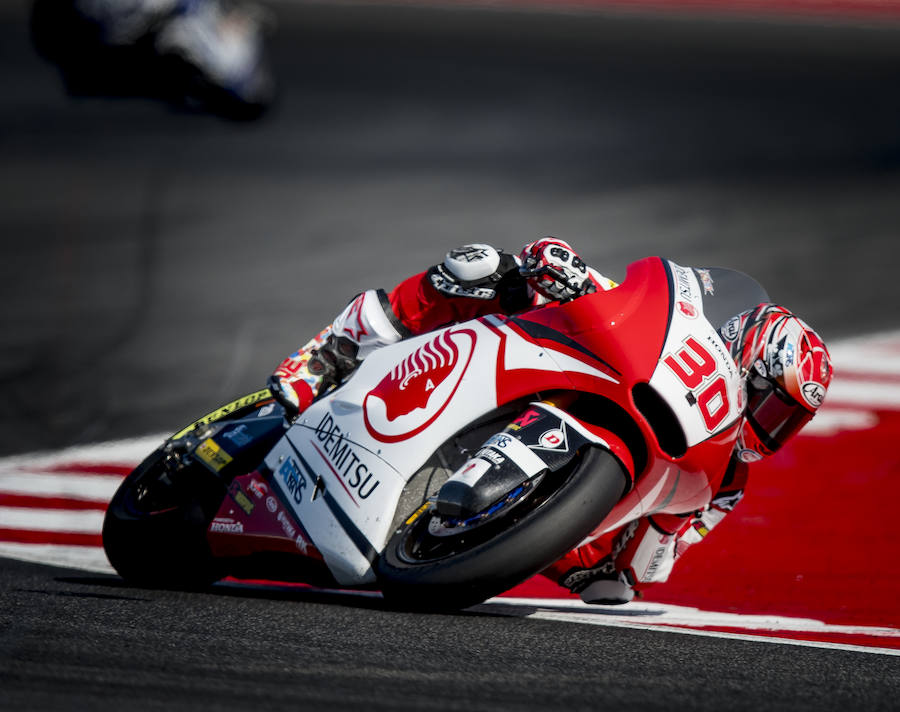 El japonés Takaaki Nakagami (Kalex) marcó el tercer mejor tiempo en Moto2. 