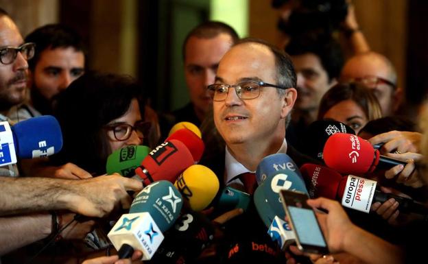 El conseller catalán de Presidencia, Jordi Turull.