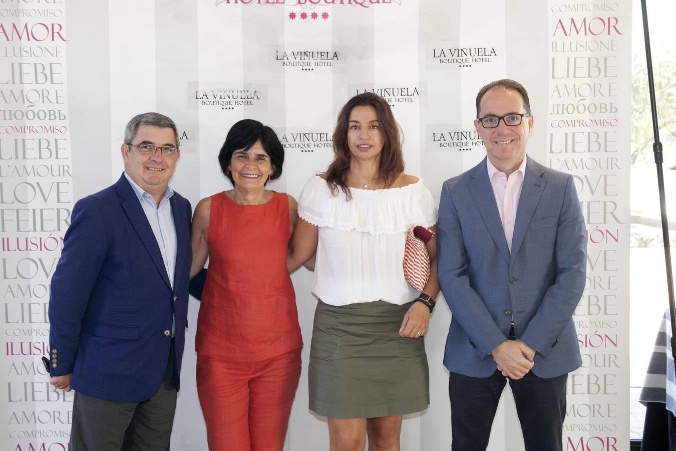 Eduardo Martínez, Tecla Lumbreras, Pilar Alcalá y Federico Moret.