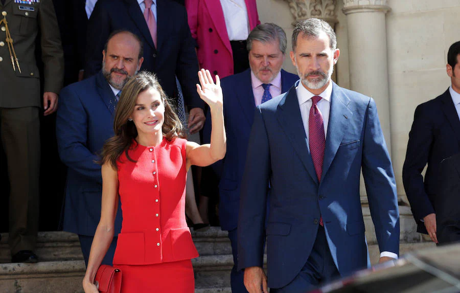 Los Reyes, en la foto en un acto reciente, presidirán la gala del jueves. 