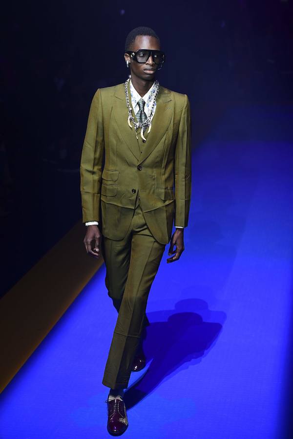 La firma italiana presenta su nueva colección Primavera-Verano durante la semana de la moda de Milán 