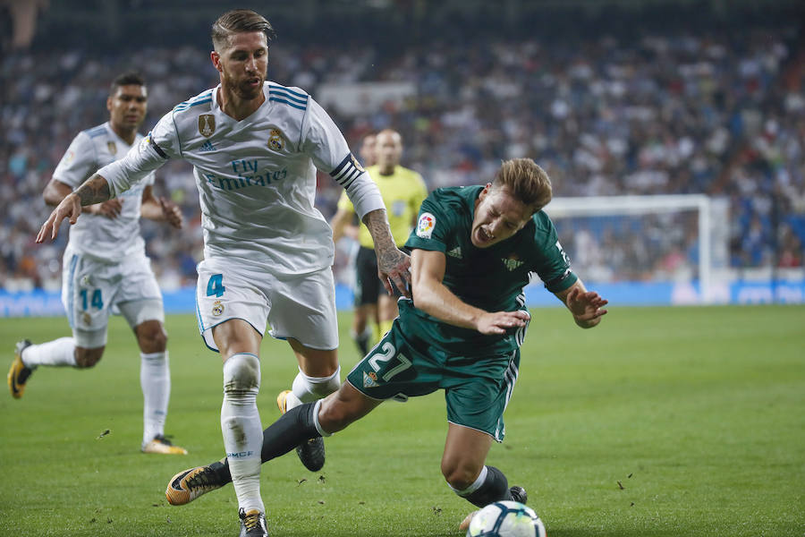 El Santiago Bernabéu acoge el choque correspondiente a la quinta jornada de Liga. 