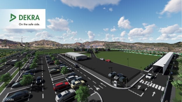 Recreación del circuito de ensayos que se está construyendo en la ampliación del PTA. :: dekra
