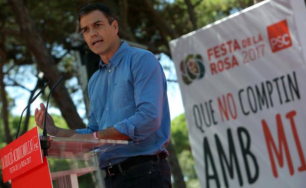 Pedro Sánchez, secretario general del PSOE.