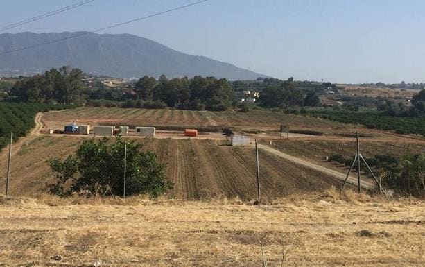 Imagen de archivo de la zona en la que se está construyendo la EDAR Bajo Guadalhorce, en Pizarra.