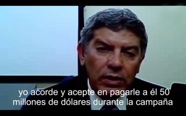 Euzenando Prazeres de Azevedo habla en un vídeo de la contribución de Odebrecht a la campaña de Maduro. :: e. c.
