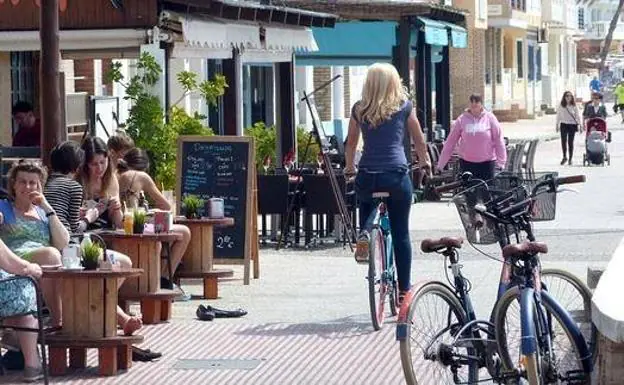 En bicicleta hasta El Palo