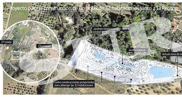 La Junta pide sondeos arqueológicos para un hotel junto al jardín de El Retiro