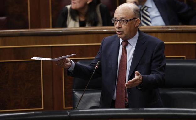 Montoro en la sesión de control.