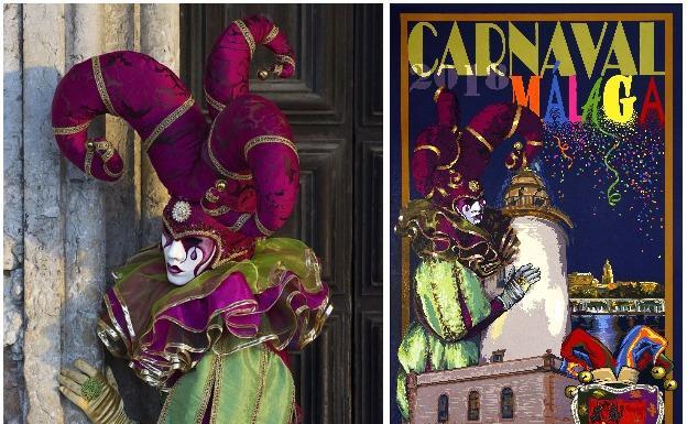El cartel del Carnaval de Málaga 2018 deberá modificarse tras las acusaciones de plagio