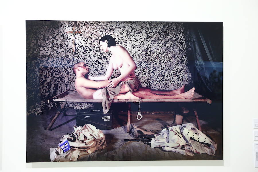 Las piezas de la muestra