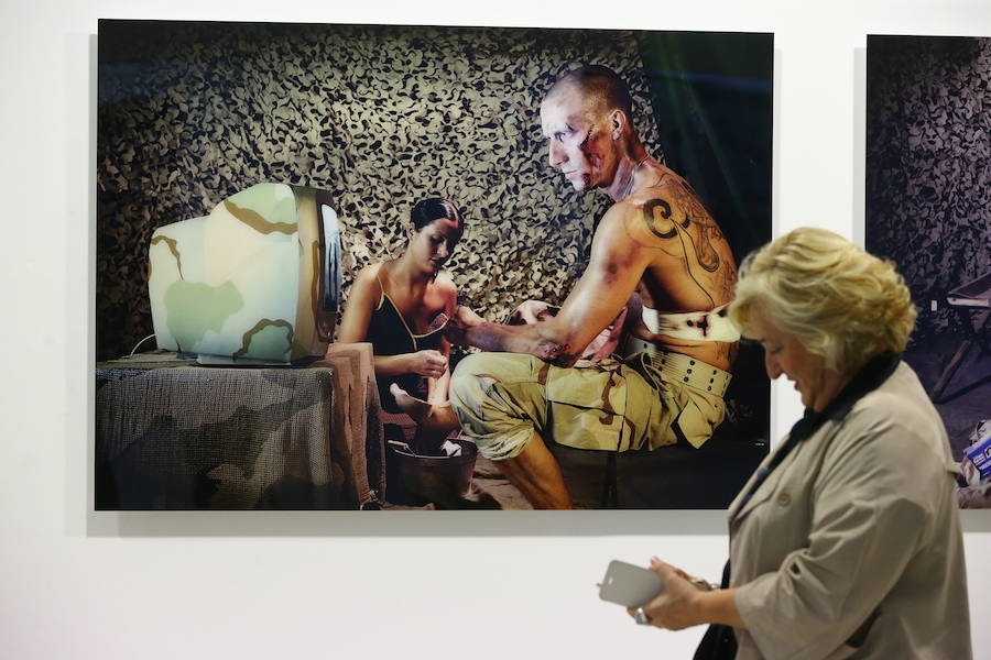 Las piezas de la muestra