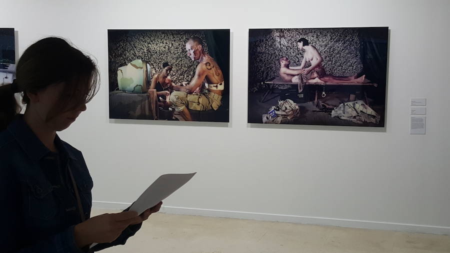 Las piezas de la muestra