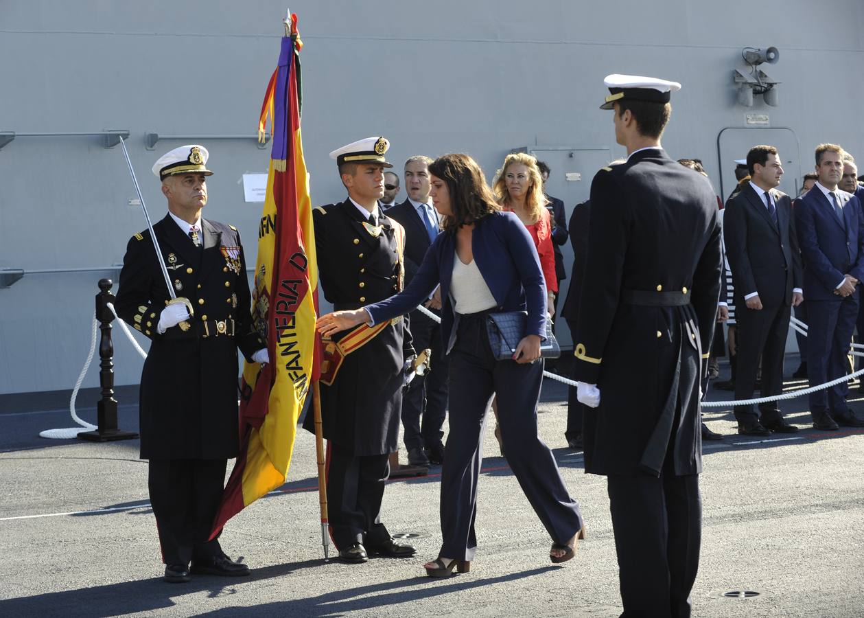 Fotos de la jura de bandera civil en el portaaviones Juan carlos I en Málaga (IV)