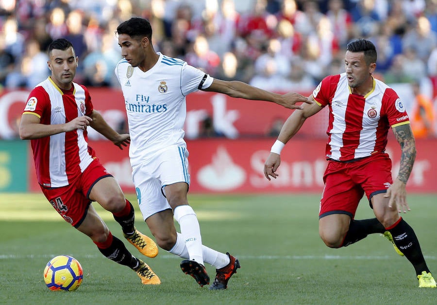 El Real Madrid cayó en su primera visita en la historia a Montilivi (2-1). El cuadro dirigido por Machín remontó el gol inicial de Isco con los tantos de Stuani y Portu.