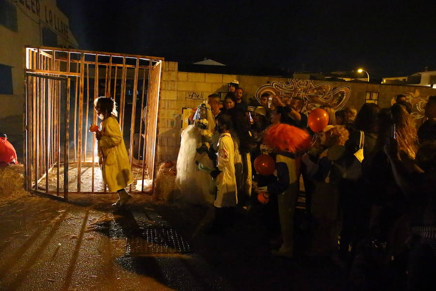 Esta zona de Málaga vivió un año más una noche terrorífica