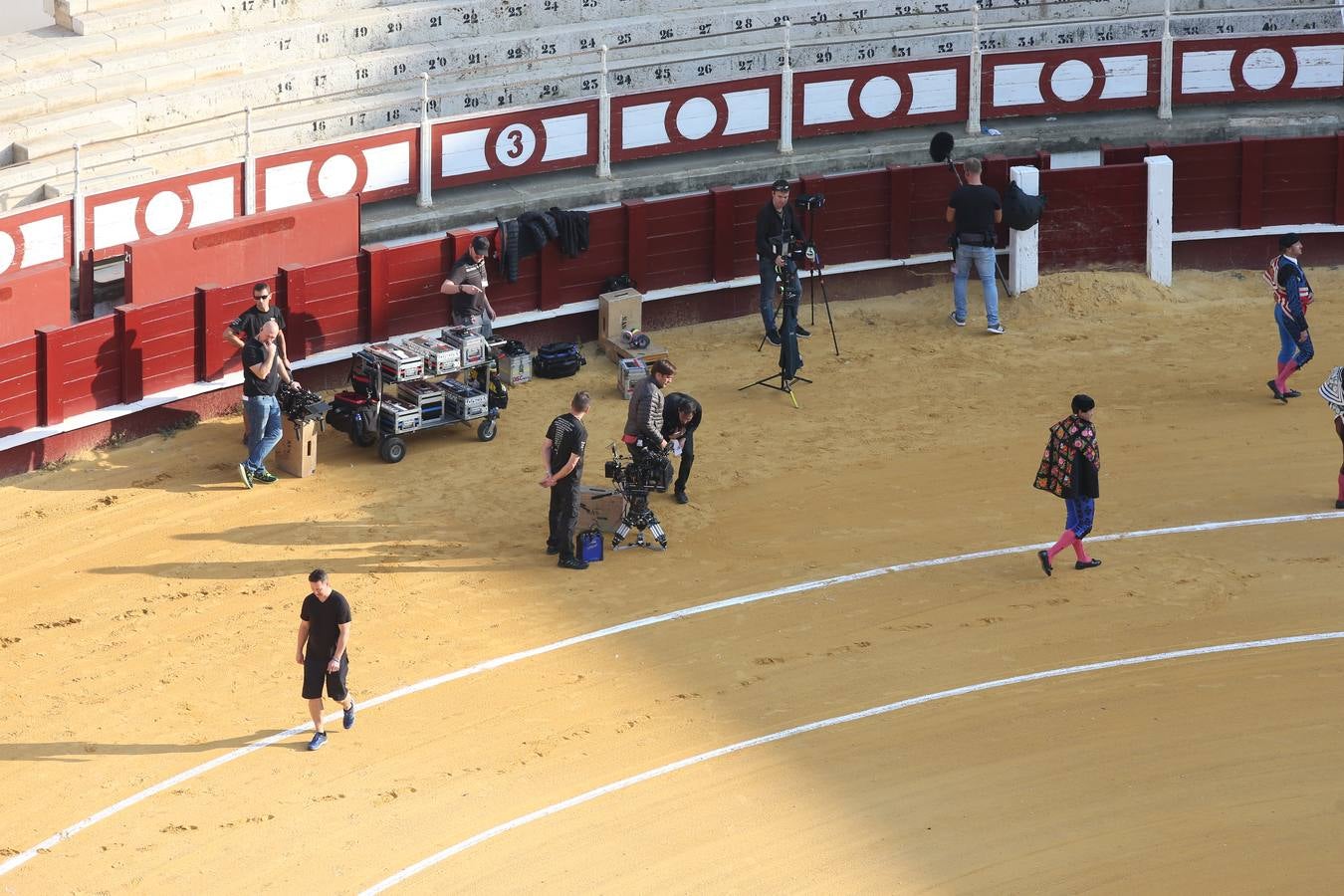 La capital acoge la filmación del documental sobre la figura de Picasso en el que participa Antonio Banderas 