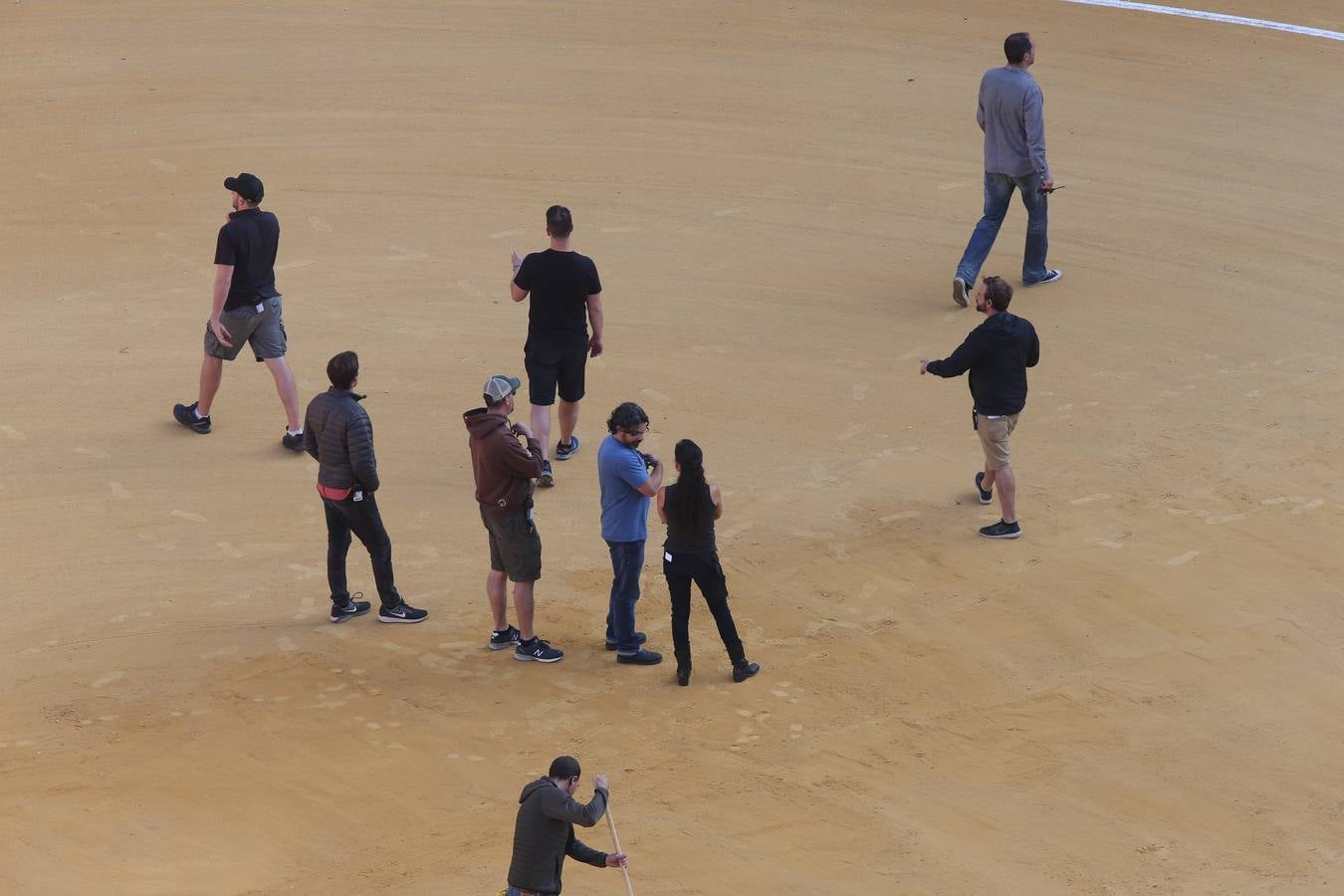 La capital acoge la filmación del documental sobre la figura de Picasso en el que participa Antonio Banderas 