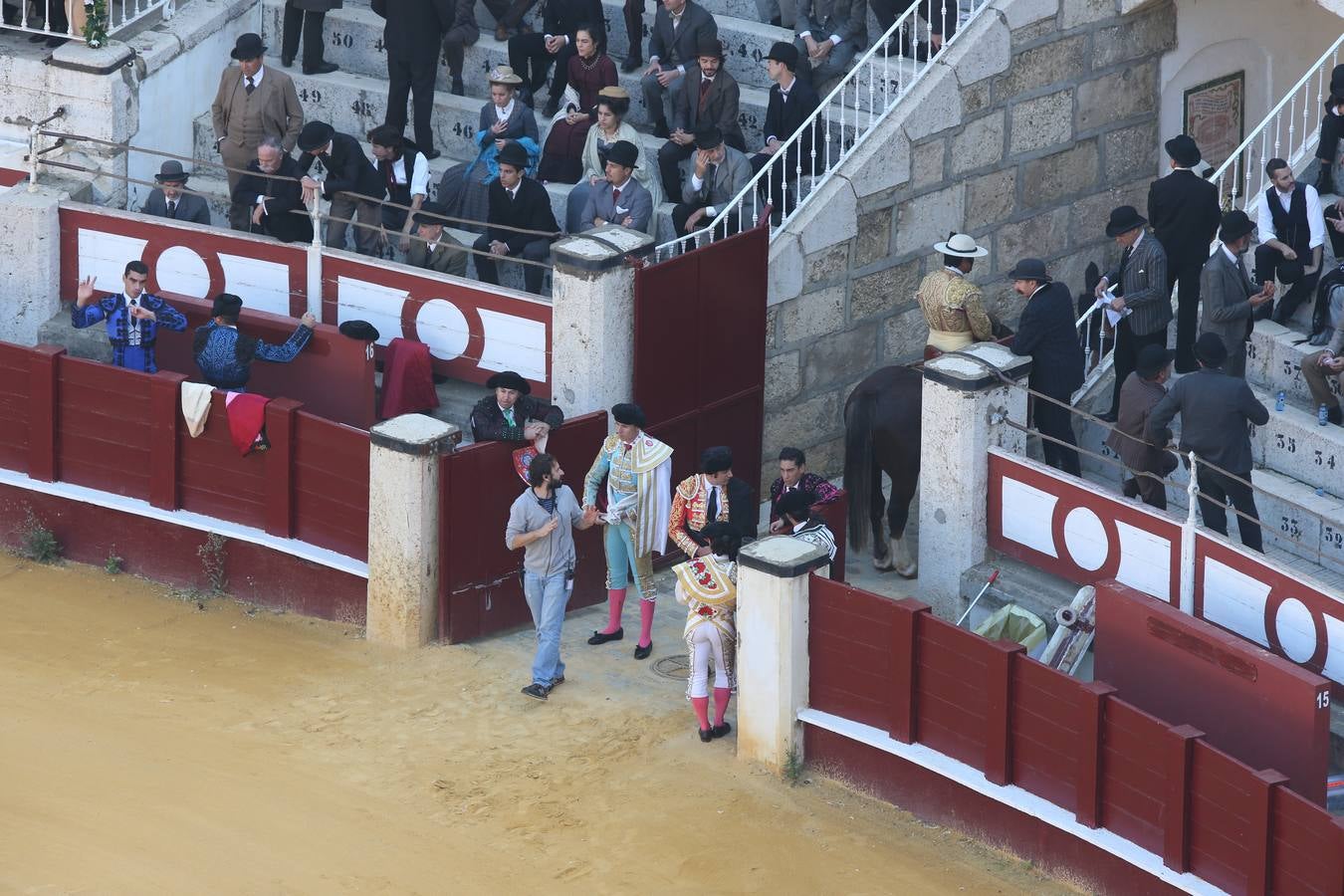 La capital acoge la filmación del documental sobre la figura de Picasso en el que participa Antonio Banderas 