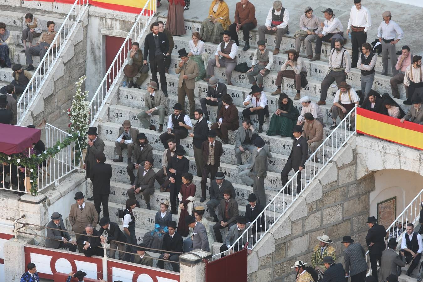 La capital acoge la filmación del documental sobre la figura de Picasso en el que participa Antonio Banderas 