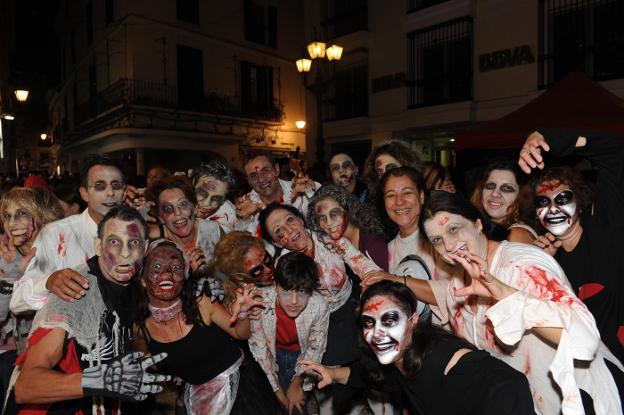 Multitudinario Halloween en el casco antiguo de Marbella