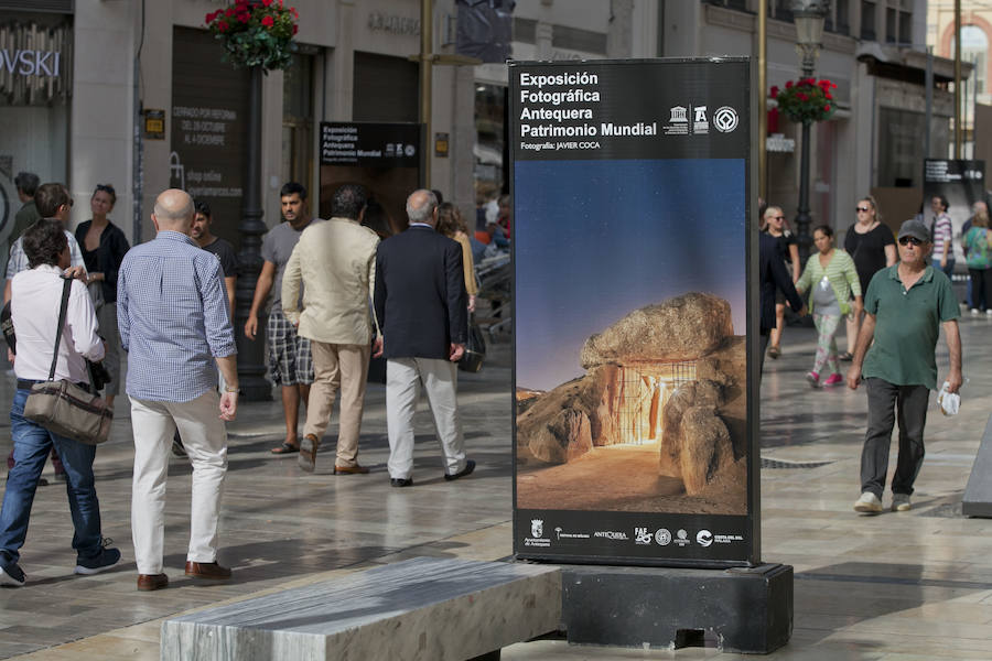 Una muestra de 40 fotografías enseña al visitante los principales enclaves patrimoniales, culturales y naturales de la Ciudad del Torcal 