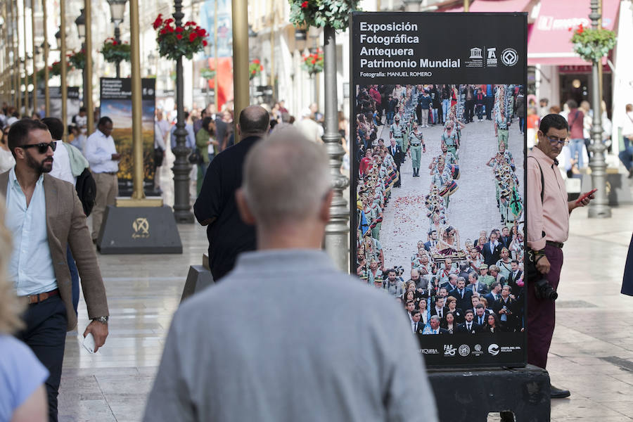 Una muestra de 40 fotografías enseña al visitante los principales enclaves patrimoniales, culturales y naturales de la Ciudad del Torcal 