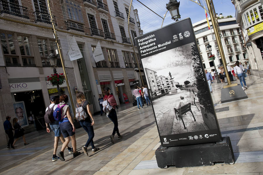 Una muestra de 40 fotografías enseña al visitante los principales enclaves patrimoniales, culturales y naturales de la Ciudad del Torcal 
