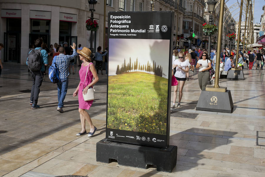 Una muestra de 40 fotografías enseña al visitante los principales enclaves patrimoniales, culturales y naturales de la Ciudad del Torcal 