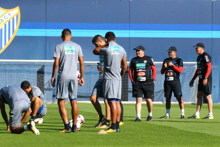 El equipo prepara su encuentro ante España del próximo sábado en Málaga