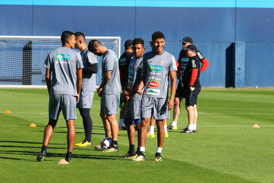 El equipo prepara su encuentro ante España del próximo sábado en Málaga