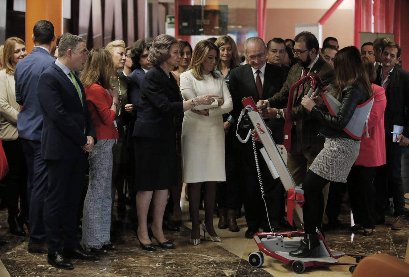 La Reina Doña Sofía inaugura el Congreso Nacional de Alzhéimer en Málaga