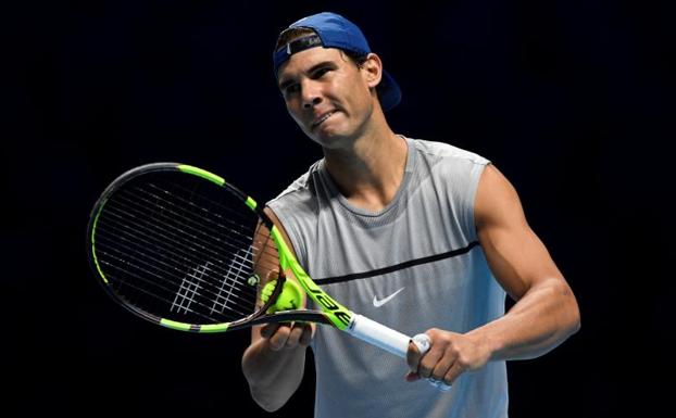 Nadal, preparando la Copa de Maestros. 