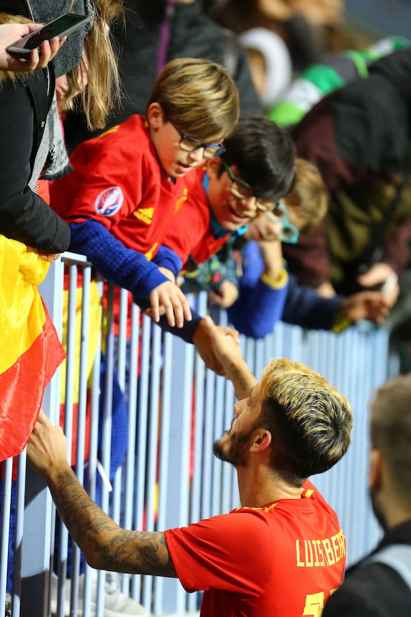 España golea a Costa Rica en La Rosaleda en el amistoso para preparar el Mundial 2018.