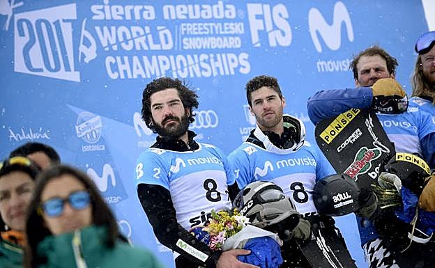 Hernández, en los Mundiales de Sierra Nevada.