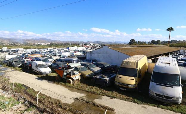 Depósito judicial de vehículos que exisite en el municipio de Cártama. 