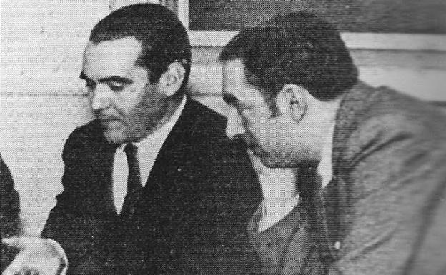 Federico García Lorca y Pablo Neruda.