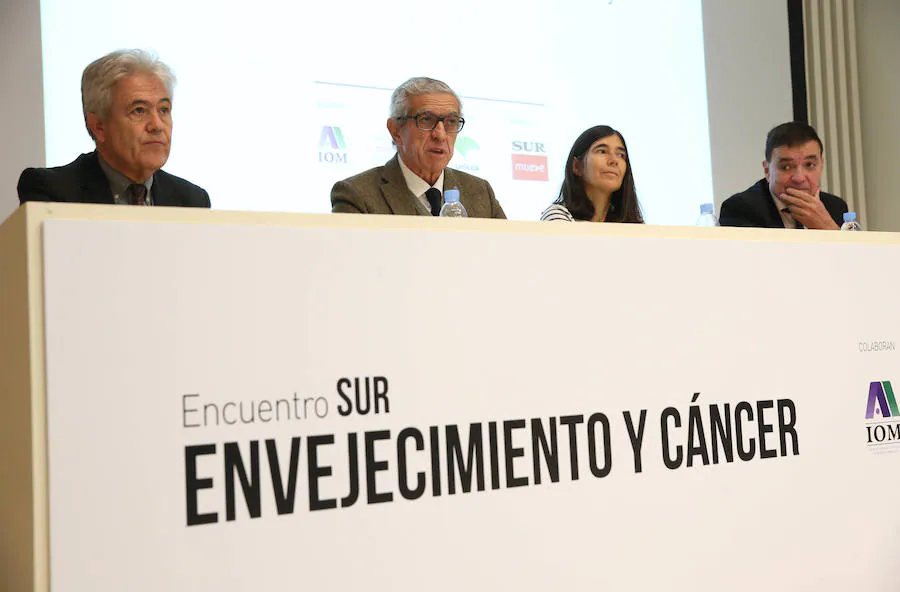 Dos de los mejores especialistas en cáncer en España han protagonizado un encuentro en el Museo Carmen Thyssen de Málaga organizado por Diario SUR y la Fundación Unicaja en colaboración con AIOM.