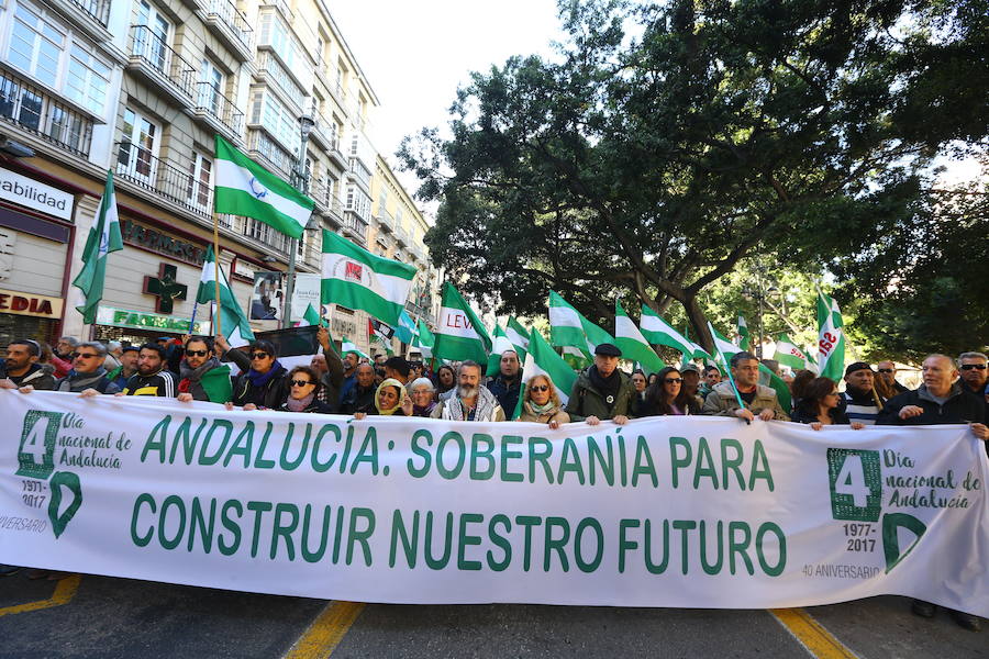 Fotos de la manifestación por el 40 aniversario de la muerte de Manuel José García Caparrós en Málaga